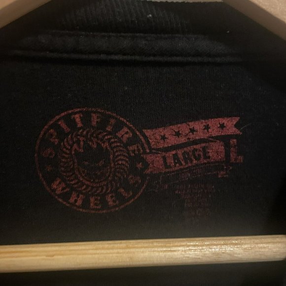 SpitFire Wheel  Logo Graphic T-shirt Mens Size L Short Sleeve Skating - Picture 4 of 4